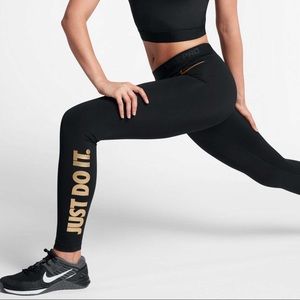 Nike Pro “Just Do It.” Leggings